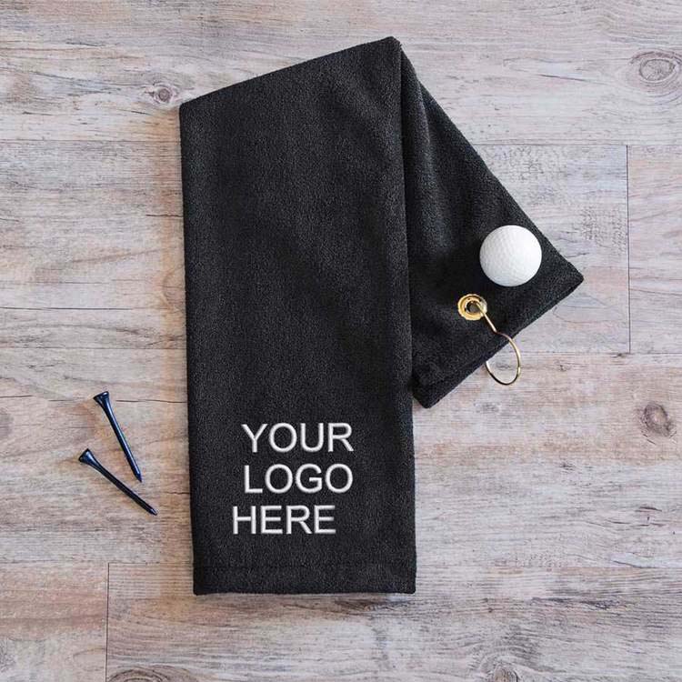 custom embroidered golf towels