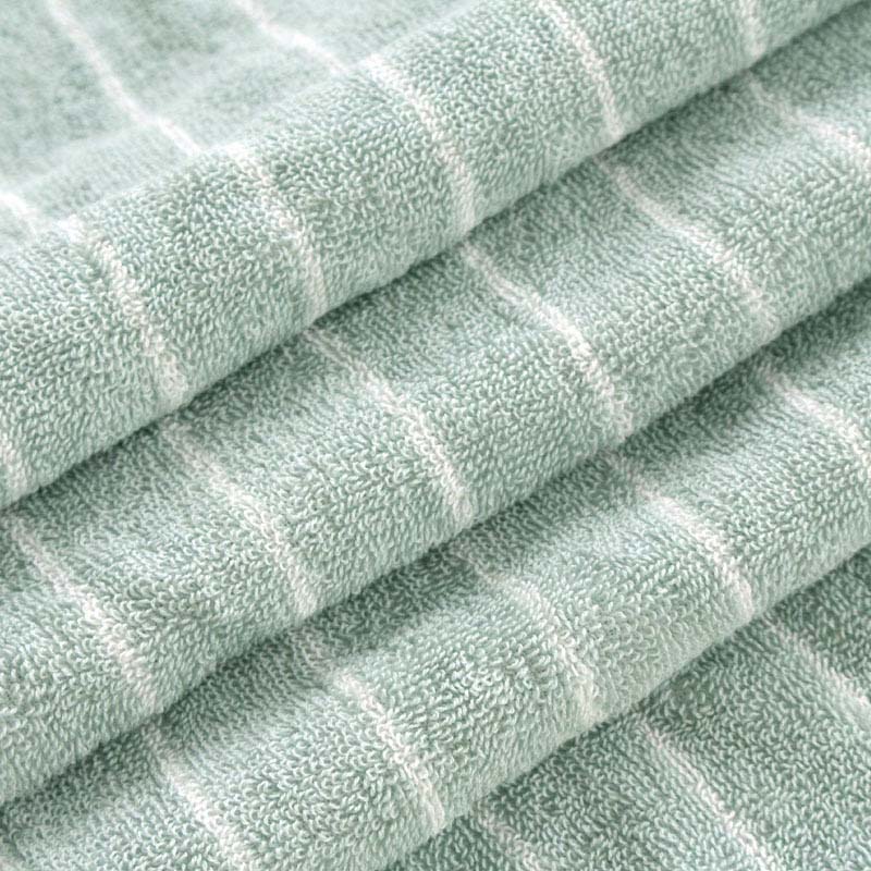 striped pool towels