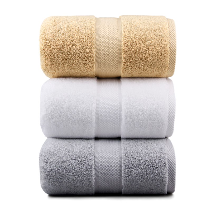 Dobby Border Bath Towels 27x54  Wholesale Supply Dealers in USA – Just  Salon Towels USA
