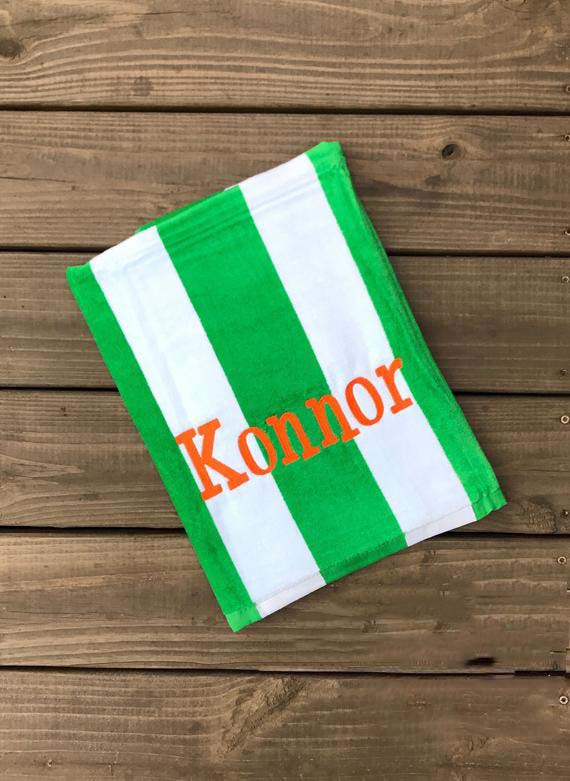 personalized beach towels