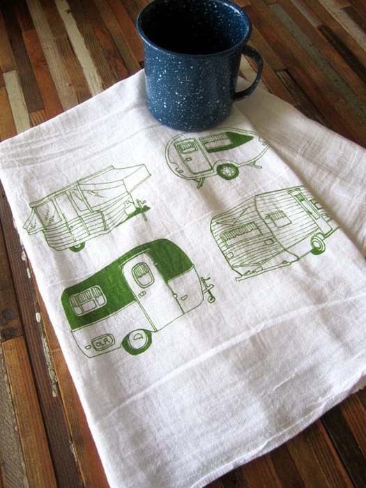 Printed Flour Kitchen Towel