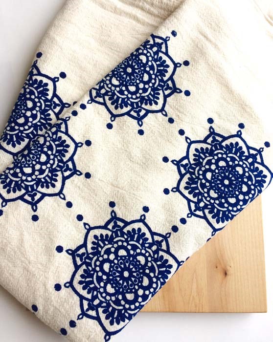 Printed Flour Kitchen Towel