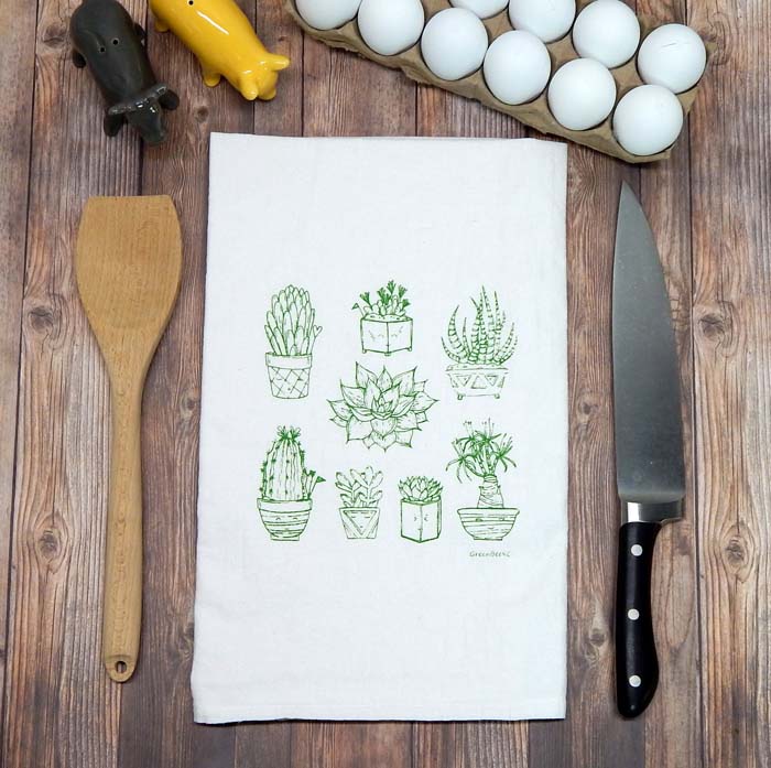 custom printed flour sack towels