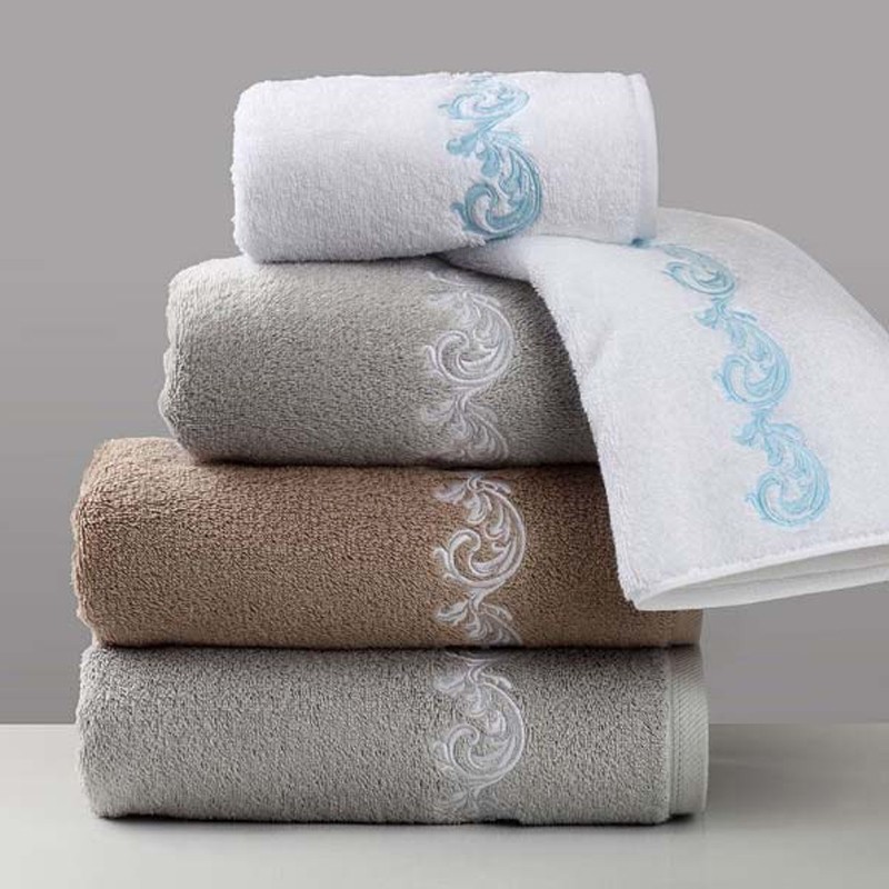 100% Cotton Reactive Dyed Monogrammed Bath Towel