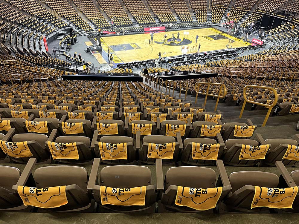 Rally towels quantity used in one year in the North America