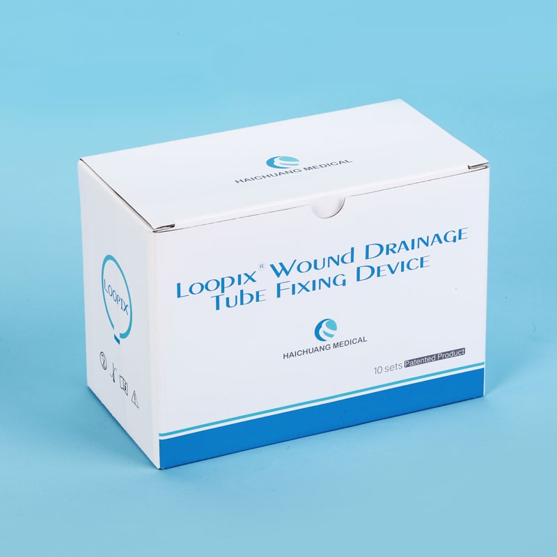 Loopix Surgical Wound Drainage Tube Fixing Device