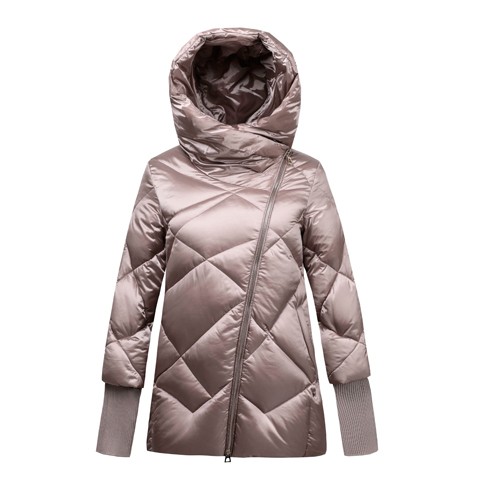 Women's Down Jacket and Coat Remoable Rib Cuff