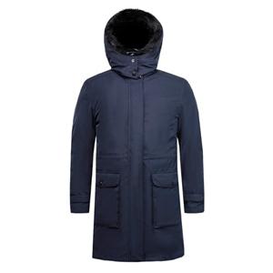 Abrigo y chaqueta larga de plumón para mujer Piel sintética de dos piezas