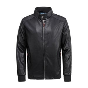 Men's PU Leather Jacket Black