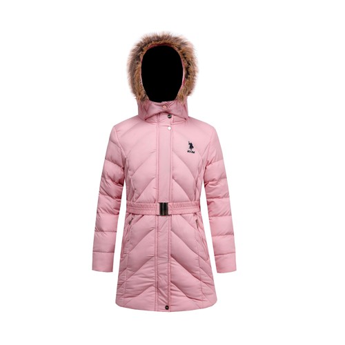 Girl's Winter Warm Princess Hoodie Padding Jacket Coat