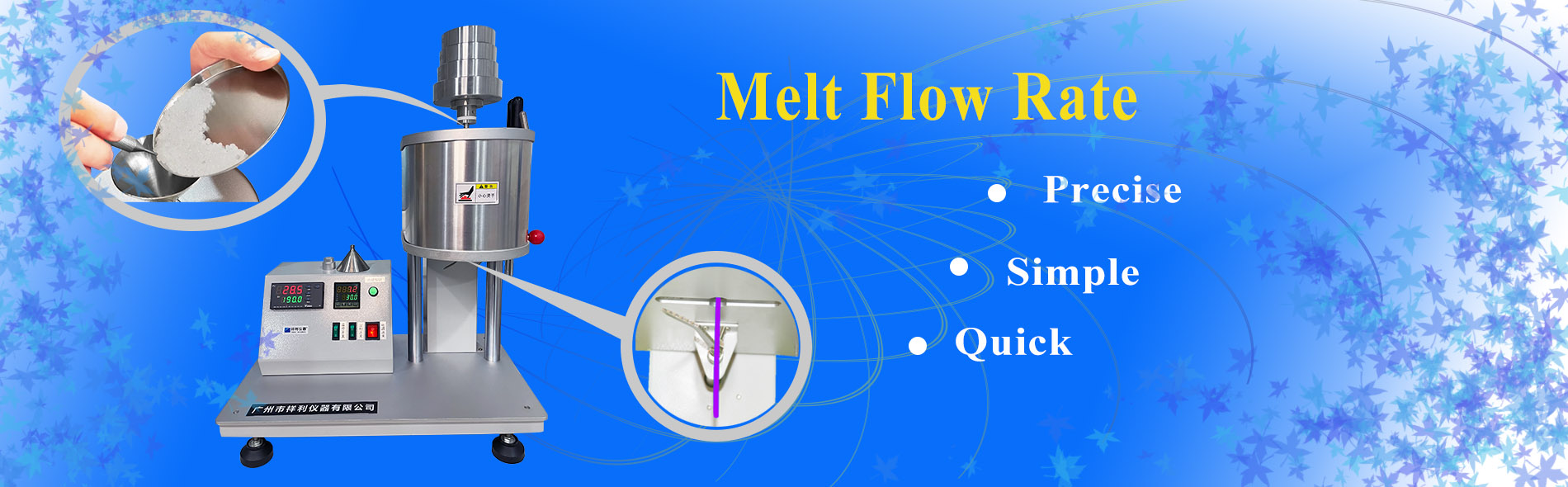 Melt flow rate instruments