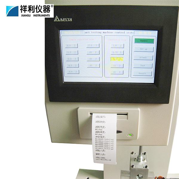 Touch control charpy impact testing machine