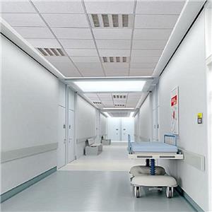 White Moisture-Resistant Hospital Minimalist Mineral Fiber Ceiling Tile Solution