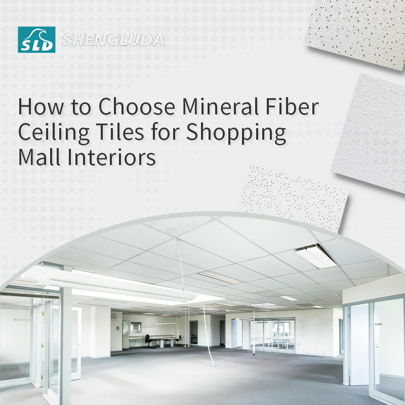 How to Choose Mineral Fiber Ceiling Tiles for Shopping Mall Interiors