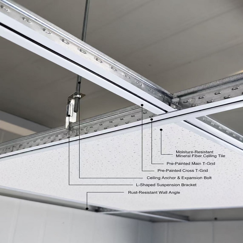 Ceiling T-Grid Suspension System & Accessories