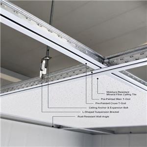 Ceiling T-Grid Suspension System & Accessories