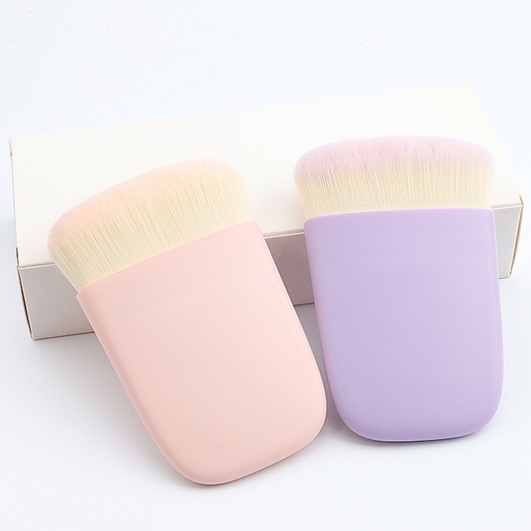 Nylon Bristle Foundation Cream Facail Make Up Brush