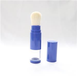 Fabriks direkt ny design bärbar pulver infällbar makeup borste