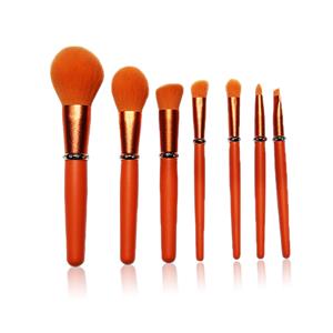 Hoge kwaliteit gezicht luxe privé Labe 7 stks professionele aangepaste logo wit Eco vriendelijke synthetisch haar diamant make-up kwastenset
