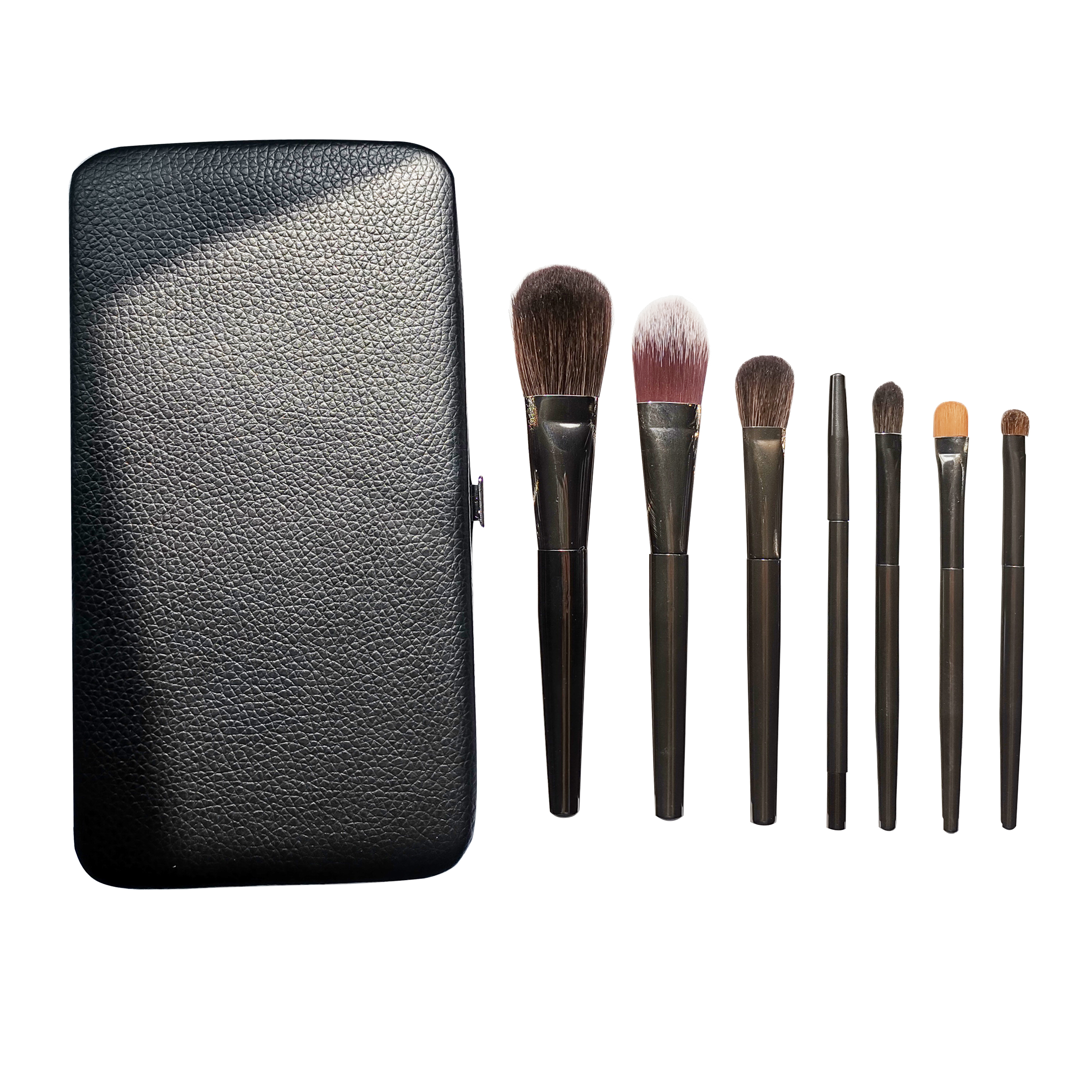 7 silver metal handles Wholesale Cosmetics Cosmetic Brushes Packaging Private Label Professional Cosmetic Brush Makeup Tools