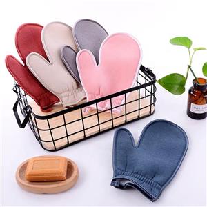Hot Private Label OEM Professional Olika Body Scrub Glove Soft Skin Care Bath Glove Scrub Silke Kese Korean Scrub Mitt