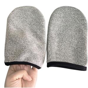 Snygg Hammam Exfolating Black Grey Bulk Dubbelsidig mild Milk Bath Scrub Exfoliering Handskar