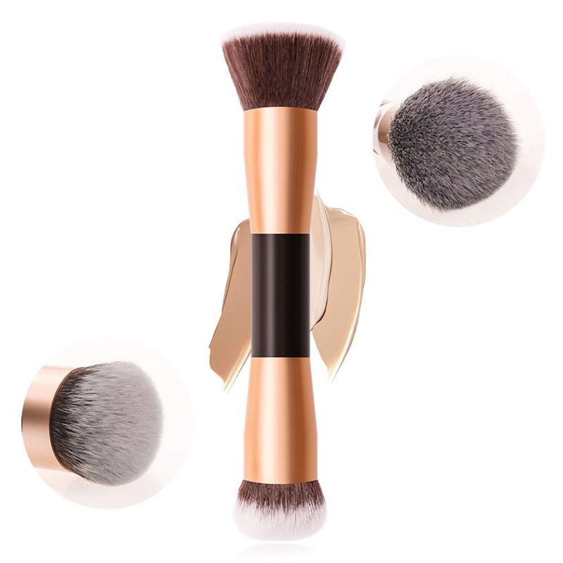 dual ended makeup brush