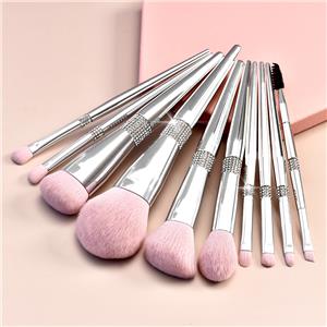 10st silver sminkborstar set Sminkborstar set