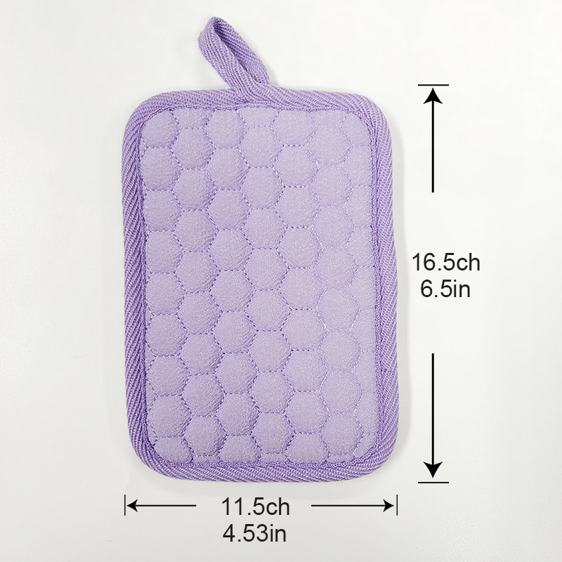 Viscose Exfoliating pads Body Cleaning Shower Scrubber Gloves viscose Exfoliating Sponge Pad