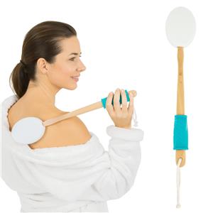 long handle cream back applicator to apply sunscreen