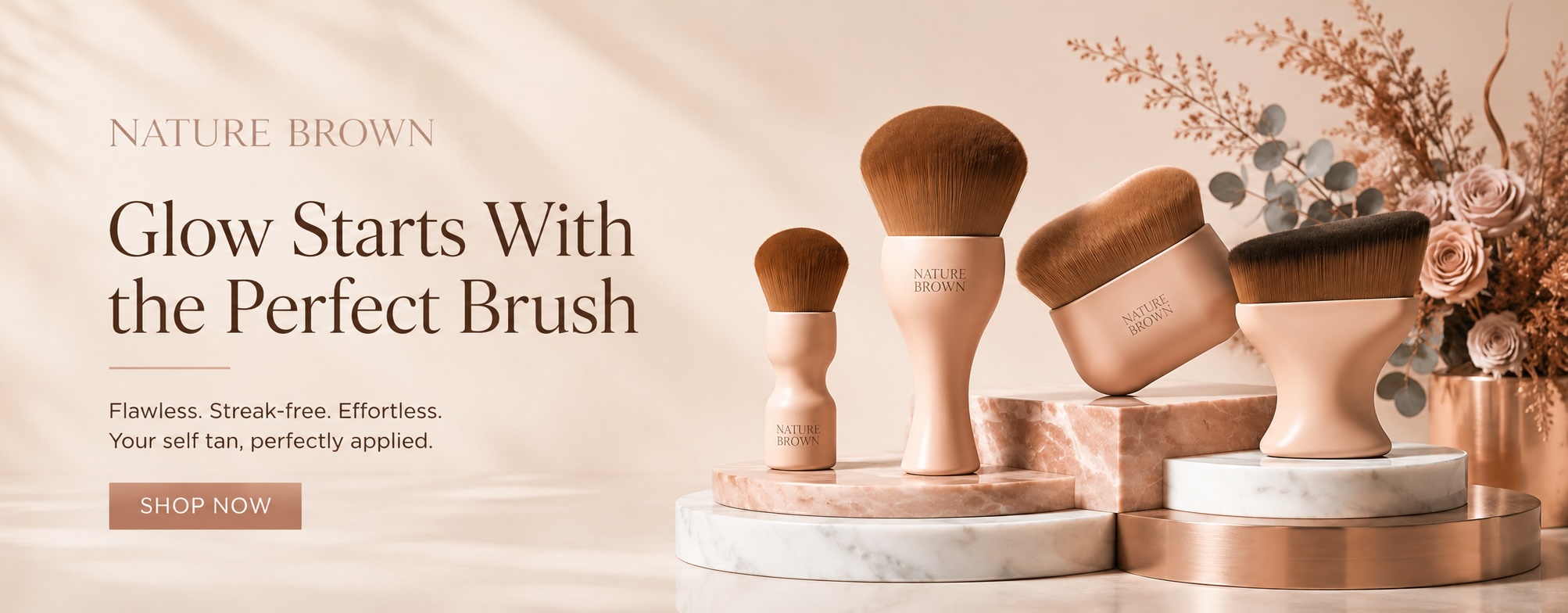 Premium Face & Body Tanning Brush