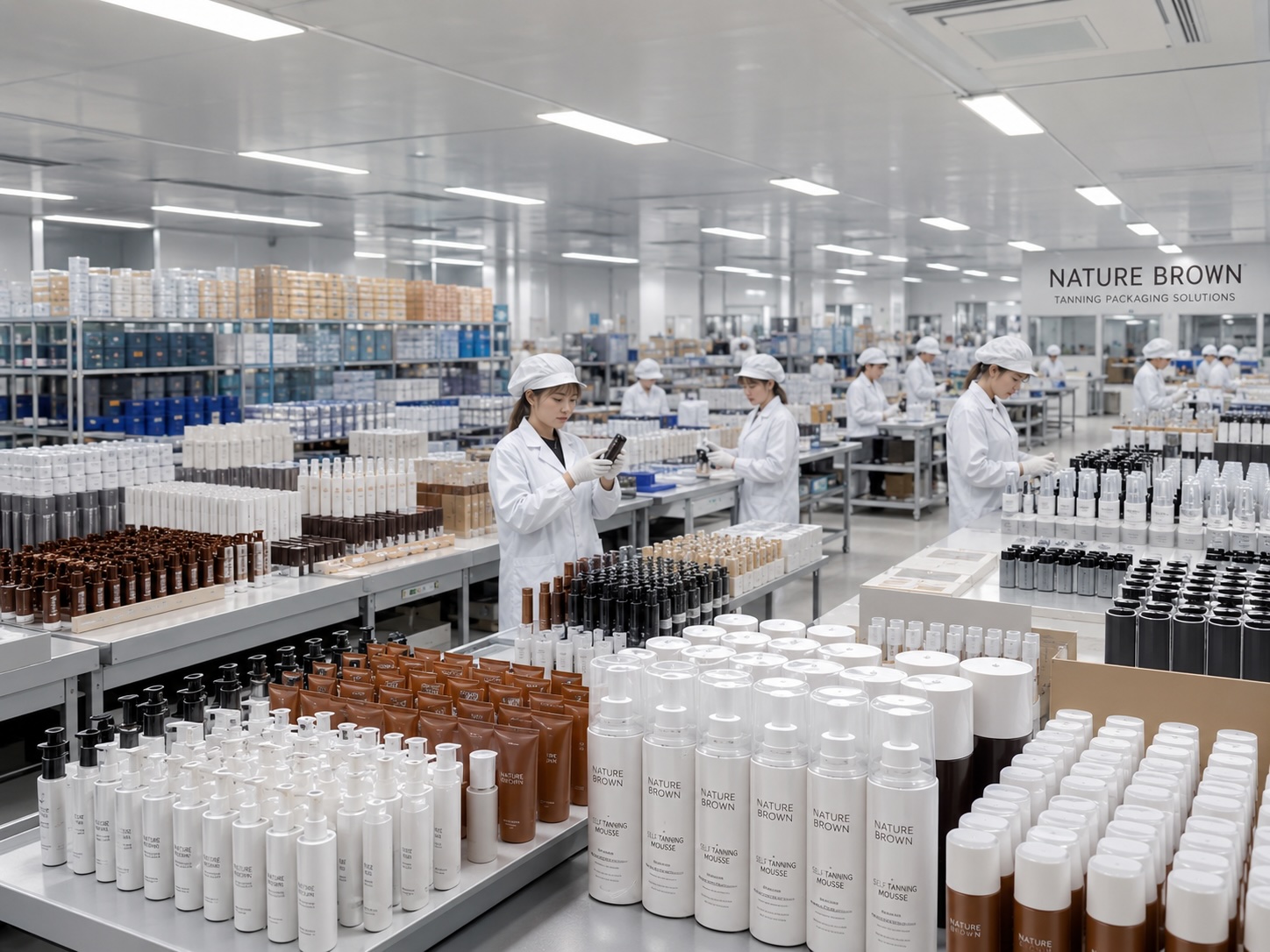 strict quality inspection and reliable supply capacity for global beauty and tanning brands