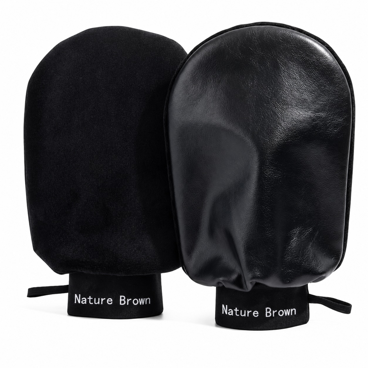 Tanning water mitts to apply tanning lotion and Tanning water