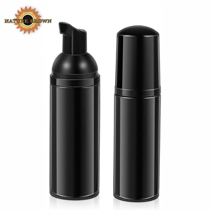 Matte Black Foam Pump Bottle & Airless Bottle Set | Luxury Skincare Packaging OEM