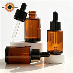 Colorful Square Glass Dropper Bottle 5 Colors | Serum Facial Oil Packaging OEM Custom
