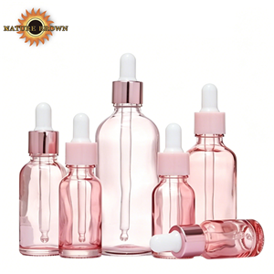 Rainbow Pastel Dropper Bottle 7 Colors | Cute Colorful Serum Bottle OEM Wholesale