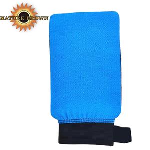 Reusable Body Scrub Mitt for Dead Skin Removal & Self Tanning Preparation