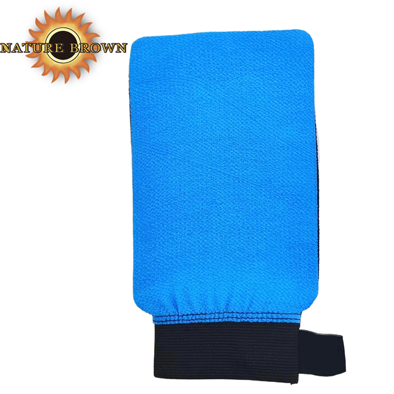 Reusable Body Scrub Mitt for Dead Skin Removal & Self Tanning Preparation