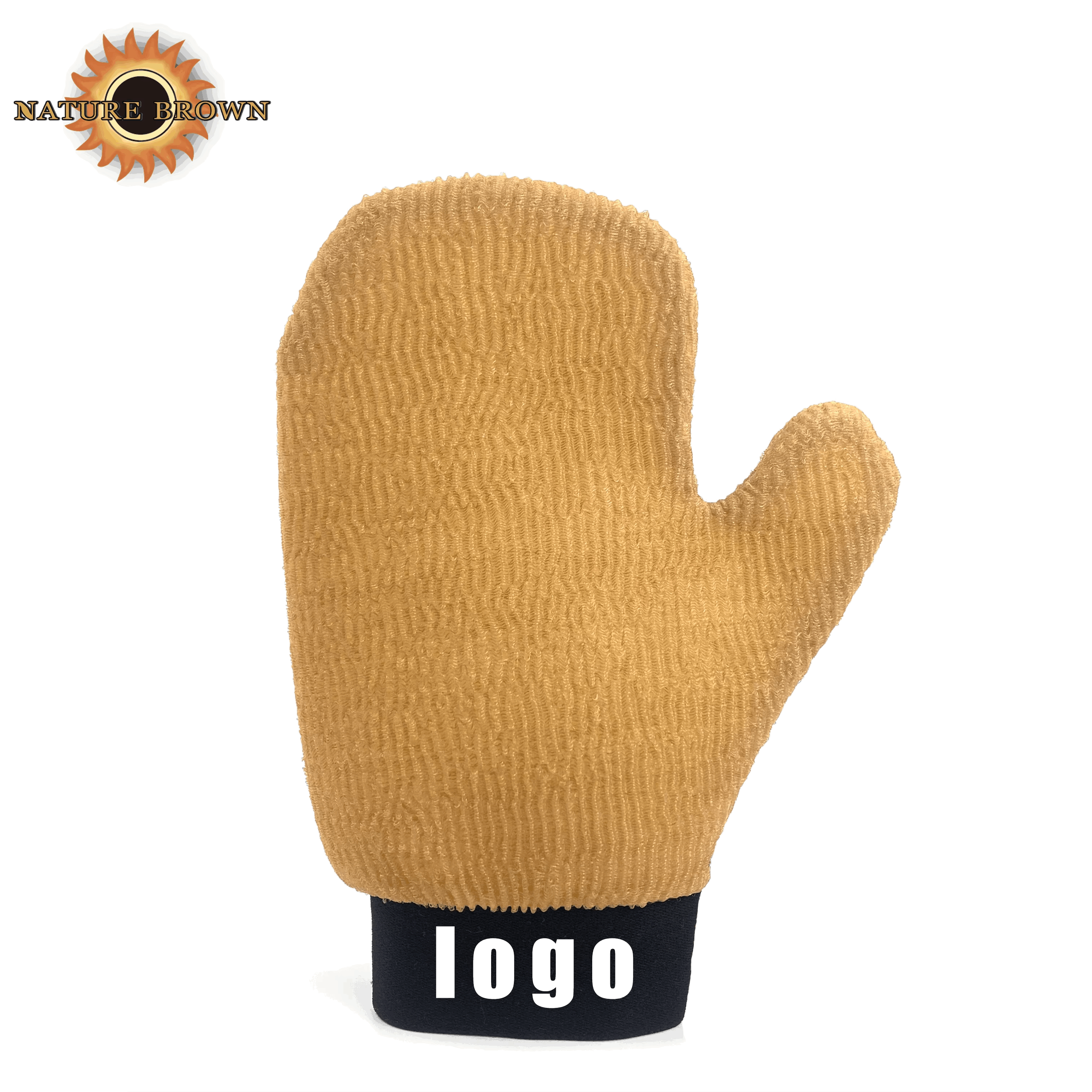 Eco certified Nylon exfoliating gloves to remover dead skin