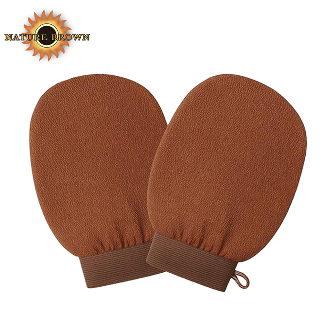 Tan Removal Mitt for Self Tanning Preparation