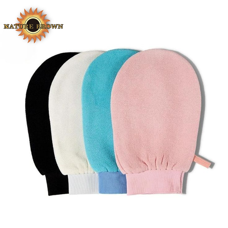 Tan Removal Mitt for Self Tanning Preparation