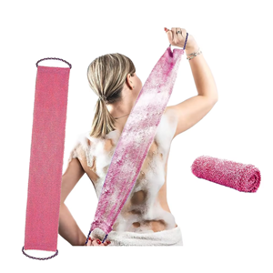 Customized Back Scrubber Strap Reusable Exfoliating Bath Belt OEM Manufacturer