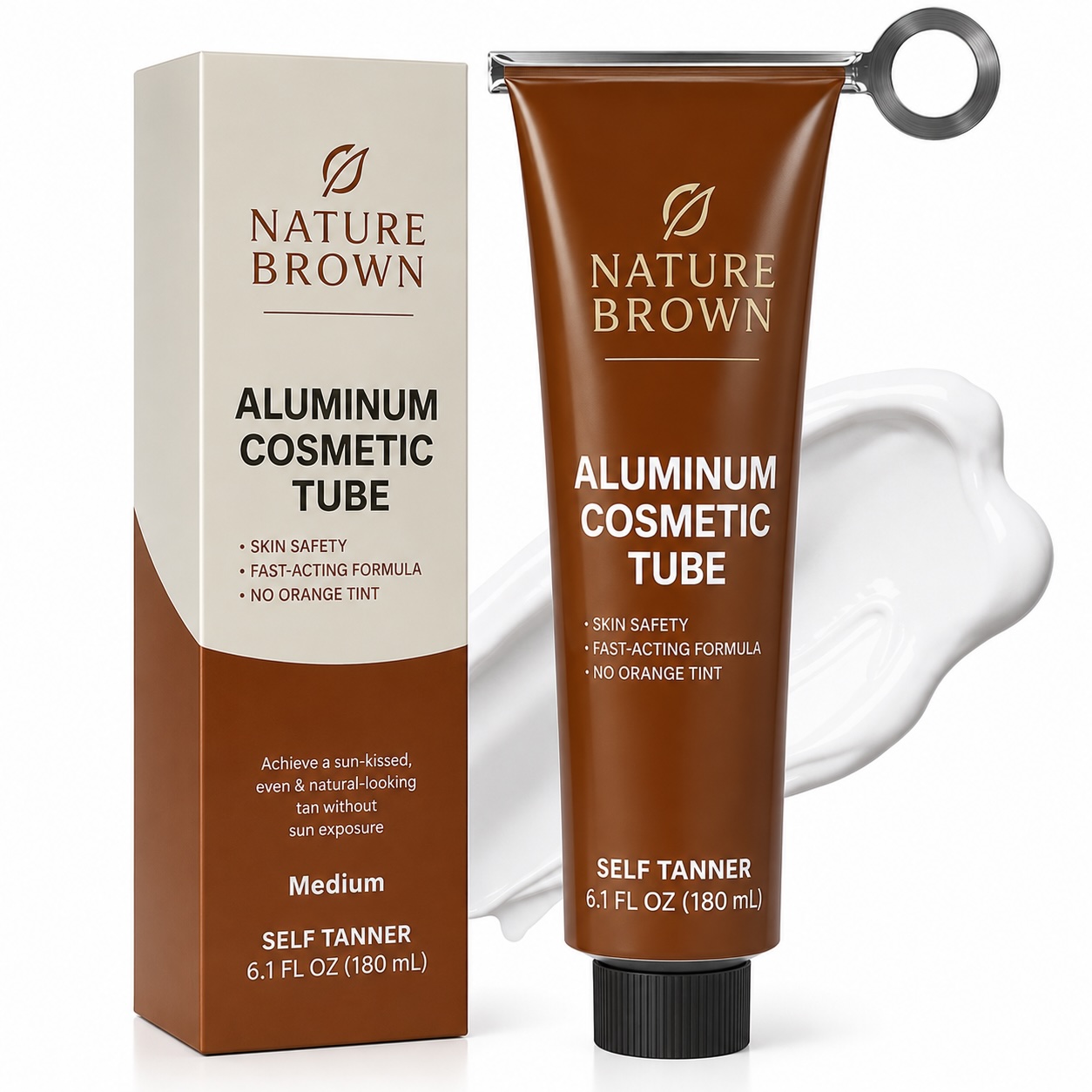 Aluminum Cosmetic Tube Manufacturer | OEM Self Tanning Packaging