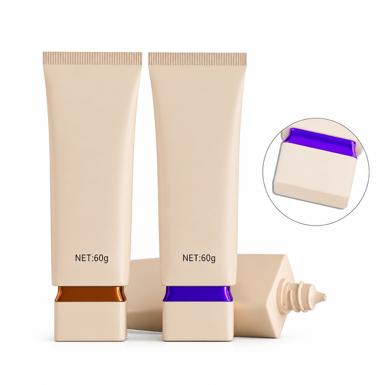Skin Toning Cosmetic Tube / MAJESTY Style Cosmetic Tube