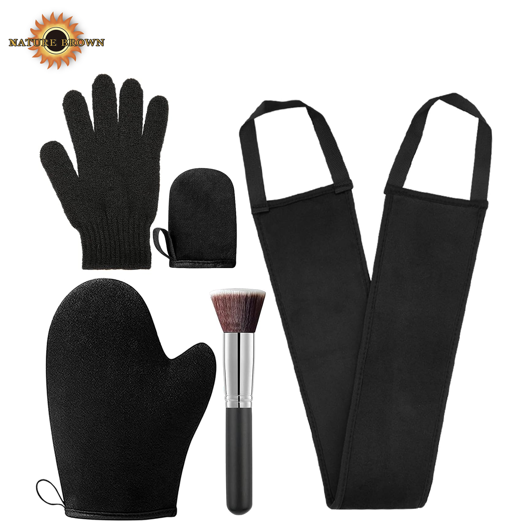 5-piece-self-tanning-kit-self-tan-applicator-set-with-mitt-back-applicator-exfoliating-tools