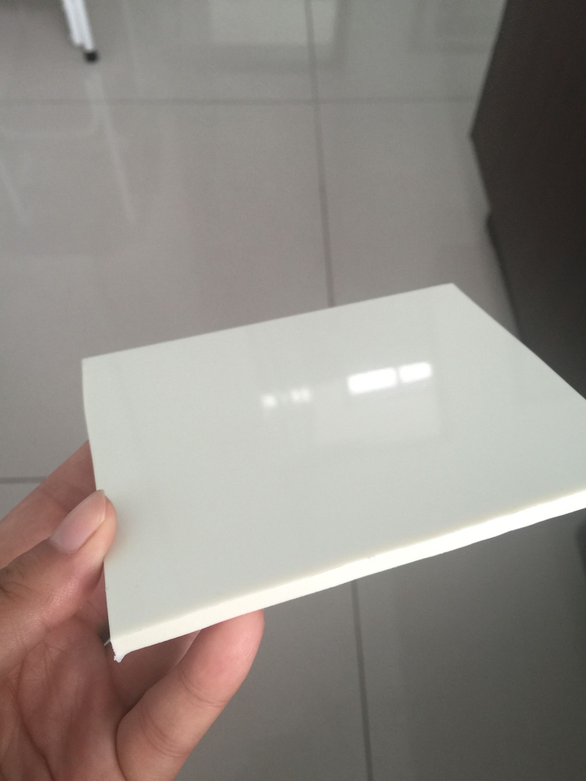 feuille rigide de PVC dur blanc
