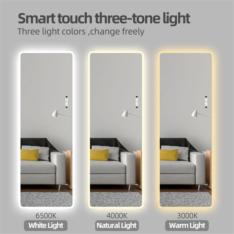 dimmable led mirror