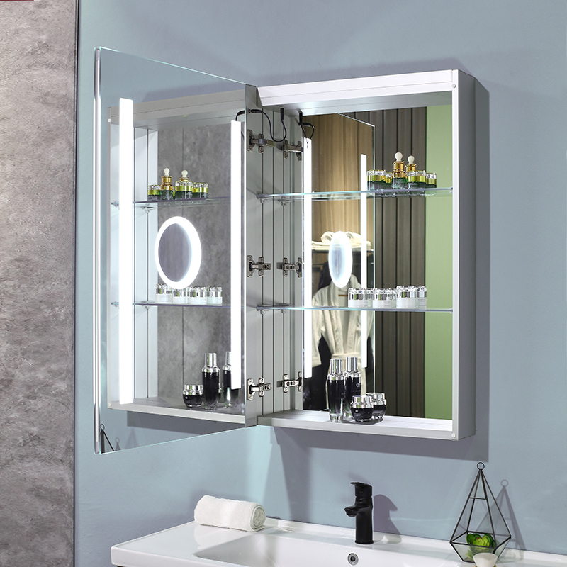 Storage Wall Lighted Bathroom Mirror Medicine Cabinet Factory