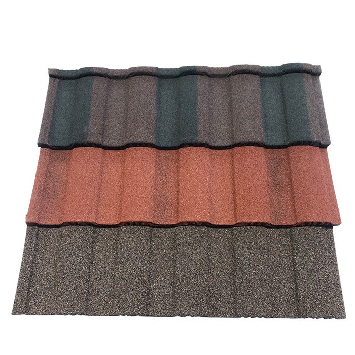 Roman Type Stone Coated Galvanized Metal Roofing Shingle And Sifing