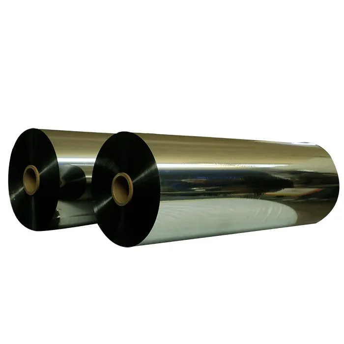 23mic Metalised Polyester Film Both Sides Metal